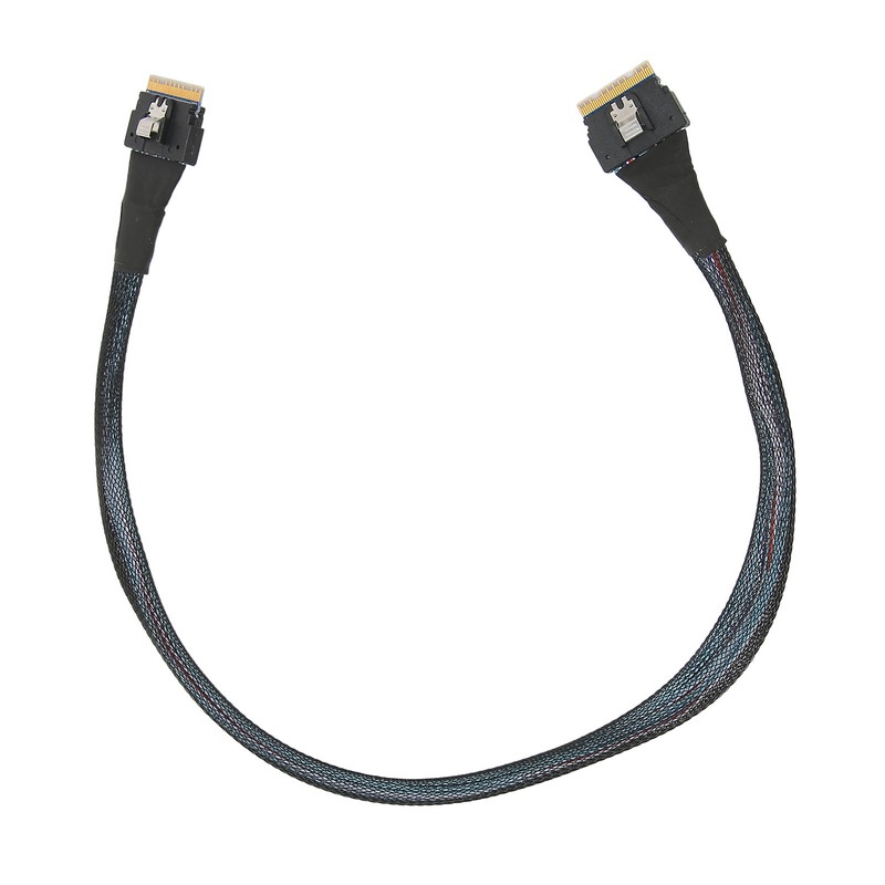 Data Transmission Cable Slim SAS SFF‑8654 8i to SFF‑8654 8i