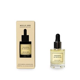Cerereria Molla 1899 Essential Oil Verbena di Sicilia 30 ml Wasserlösliches Essential Öl für Aromaverdampfer Natürliche Zitrusfrische Verfärbung