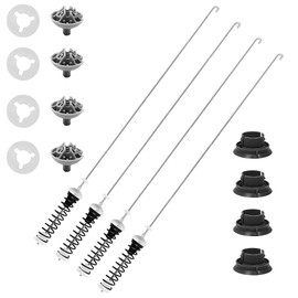 Upgraded WTW7000DW0 WTW7000DW3 WTW7000DW4 WTW7500GW0 WTW7500GW2 Washer Suspension Rods, Fit for Kenmore Whirlpool Maytag Washer MVWB765FC3 MVWB765FW3 MVWB765FW4 MVWB766FW1 11026132413