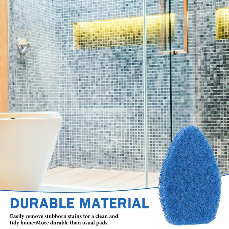 Baderke 4 Pcs Tub Tile Scrubber Cleaning Brush Pads (Without