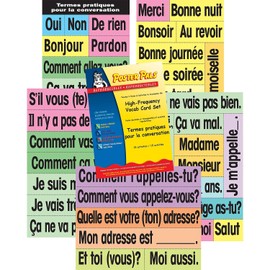 French High Frequency Vocabulary Cards and Teaching Guide