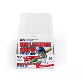 Ford Gum Big League Chew Bubble Gum Any Special Flavor  Pack of 12 Individual 2.12 Ounce - Original