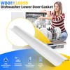 WD08X10059 Dishwasher Seal for Short Bottom Door Compatible with GE