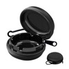 Pocket Ashtray, Portable Ashtray, Metal Ashtray with Key Ring, Odour-Proof