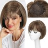UDU Short Bob Hair Topper for Women Thinning Hair –
