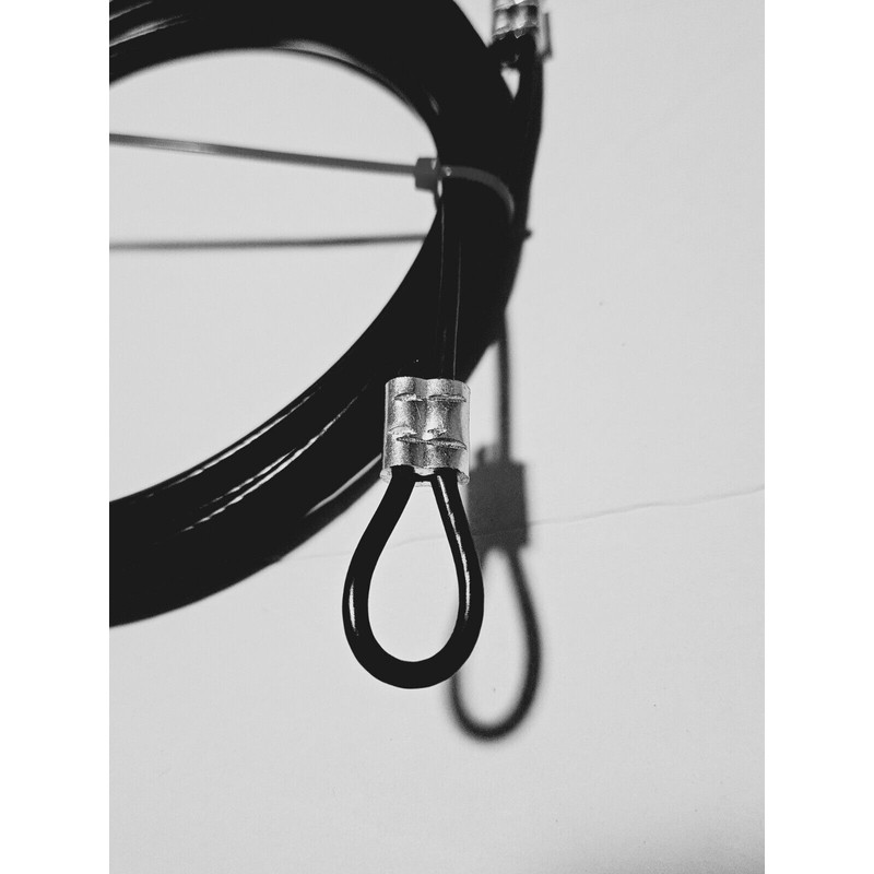 Black 12 ft foot Skeleton Upgraded Part U Tether Cable