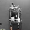 The Perfect Part Shower Caddy Bathroom Shelf, 2 Tiers Corner
