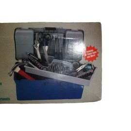 52 Pc. Home/Apartment Tool Box Set Includes Basic Tools For Projects Or Repairs