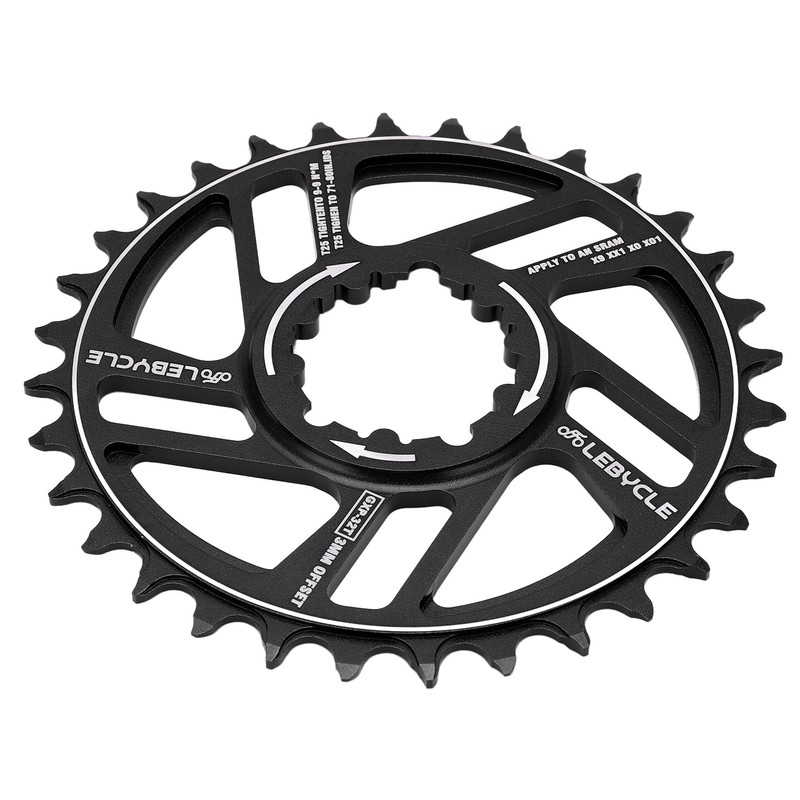 Lebycle Mountain Bike for GXP 32T Direct Mount Chainring Aluminum