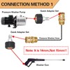 TaoTazon Pressure Washer Quick Connect Kit, Power Washer Adapter Set