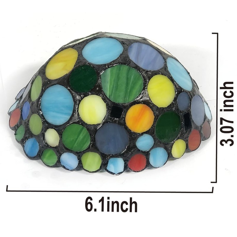 DUONAYU Tiffany style stained glass turtle lampshade turtle replacement lampshade