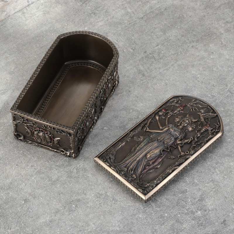 Veronese Design Hecate Triple Goddess Decorative Trinket Box
