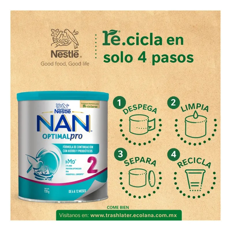Fórmula de Continuación NAN Optimal Pro 2, De 6 a