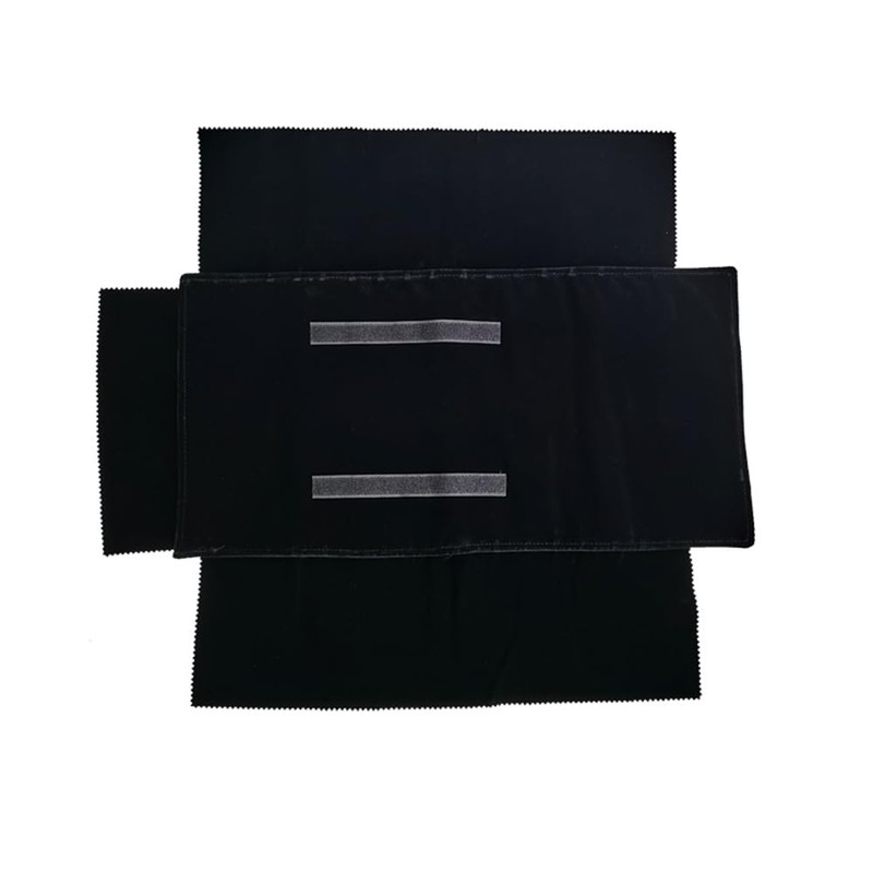 Portable Jewelry Roll Untangled Secure Necklace Travel Storage Bag Displays
