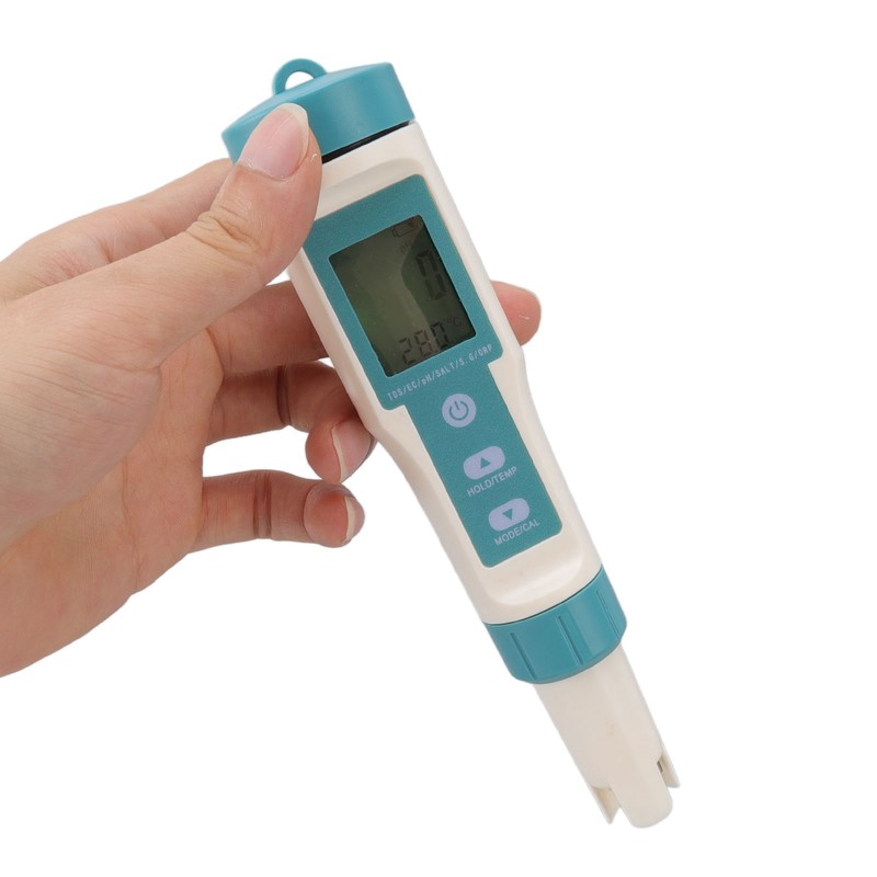 7 in 1 Water Quality Monitor Detect ORP PH EC