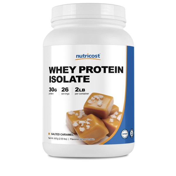 Nutricost Whey Protein Isolate Salted Caramel (2 LBS)
