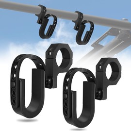 UTV Tool Rack, ACEC SHOP Roll Bar Tool Holder UTV Tool Mount Fits for 1" - 2" Roll Bars Compatible with Polaris Ranger RZR Can-Am Honda Yamaha Kubota RTV Snowmobile Golf Cart