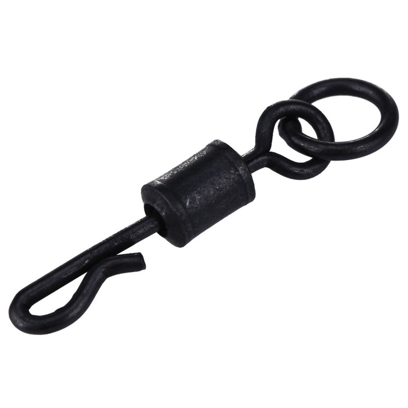NEWSHOT 20 x 8# Q-Shaped Swivel for Carp Fishing Tackle