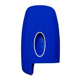 Key Fob Cover for Ford F150: 5 Buttons Key Fob Case Fit for Ford Bronco Sport Edge Escape Expedition Explorer F-150 Lightning F-250 F-350 F-450 Fusion Hybrid Maverick Mustang Mach-E 2017-2023 (Blue)