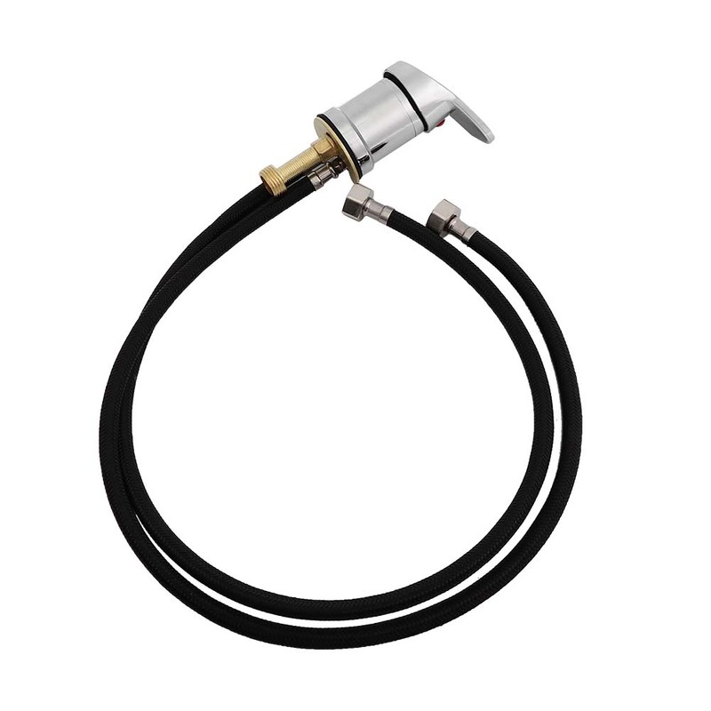 Hair Salon Shampoo Basin Hot Cold Double Control Faucet Switches