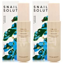 Nature Republic Snail Solution Skin Booster 130ml X 2 / 네이처리퍼블릭 스네일 솔루션 스킨 부스터 130ml X 2개