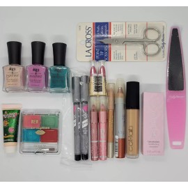 COVERGIRL Mixed Beauty Lot 15 Items Mally L'Oreal Revlon CoverGirl Sally Hansen NEW