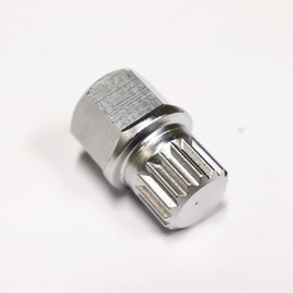 Chrome Steel ABC 0-9 Wheel Lock Key for VW，Locking Lug nut Removal Tools- Anti Theft Volkswagen Wheel Lock Key for Cars Wheel Tire Nut Screw Removal (ABC-5)