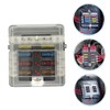 Zerodeko 6 Ways Marine Fuse Box with Labels LED Indicator