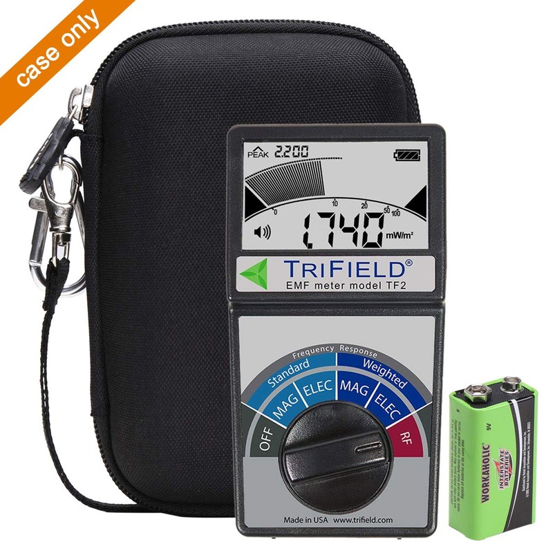 Aproca Hard Travel Storage Carrying Case, for TriField EMF Meter