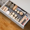 NEETBU 6PCS Expandable Spice Drawer Organizer Insert, Adjustable Tiered Countertop