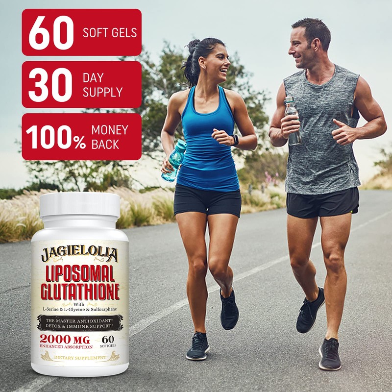 Liposomal Glutathione 2000 mg with L-Serine, L-Glycine & Sulforaphane –