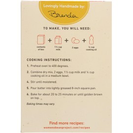 Women's Bean Project Golden Cornbread Mix, 13 Ounces