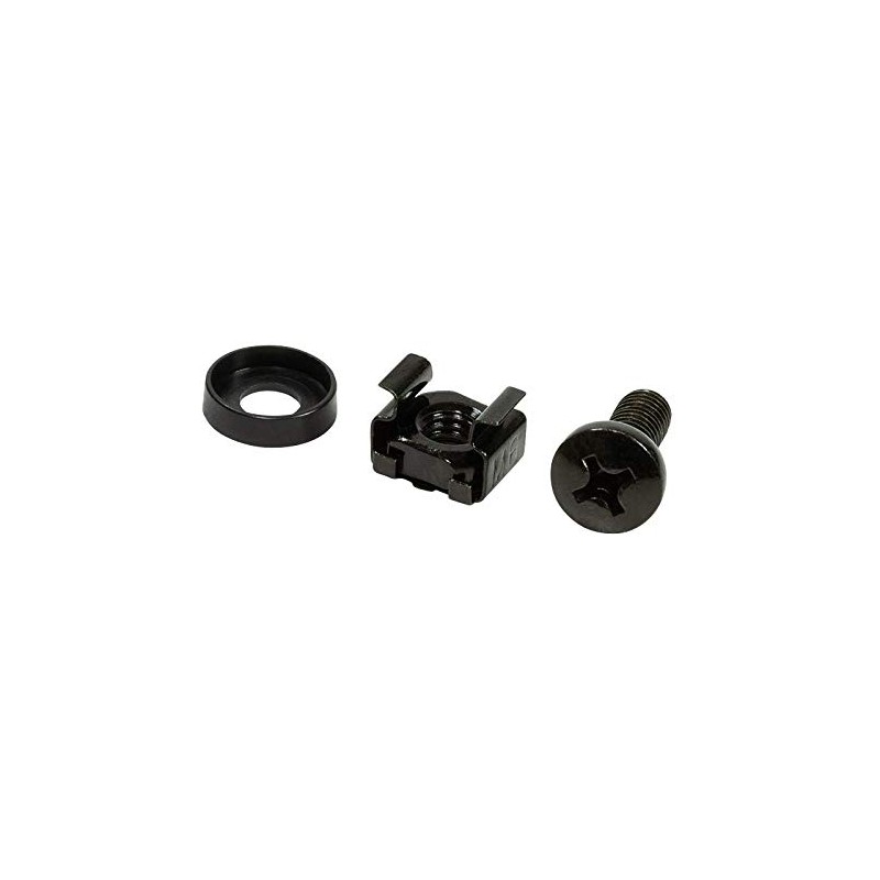 odedo 50x Screws M6 Mounting Kit Black Rack Screws Mounting