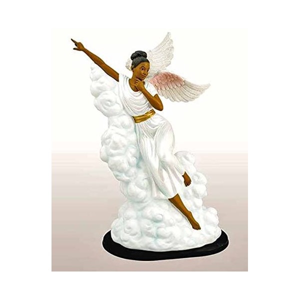 Pointing the Way African American Angel Figurine