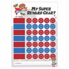 A3 Superhero Reward Chart School Stickers with Glitter Stickers