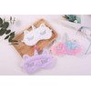 Forlady unicorn sleeping mask, plush cartoon mask for children and