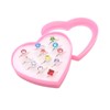 Children's Rings for Girls, Children's Rings Girls with Heart Shape