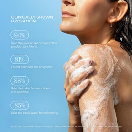 RAW SUGAR, Body Wash Green Tea Aloe Soother, Gel de Baño, Suave e Hidratante, Nutre y Revitaliza, Equilibra pH, 20 OZ