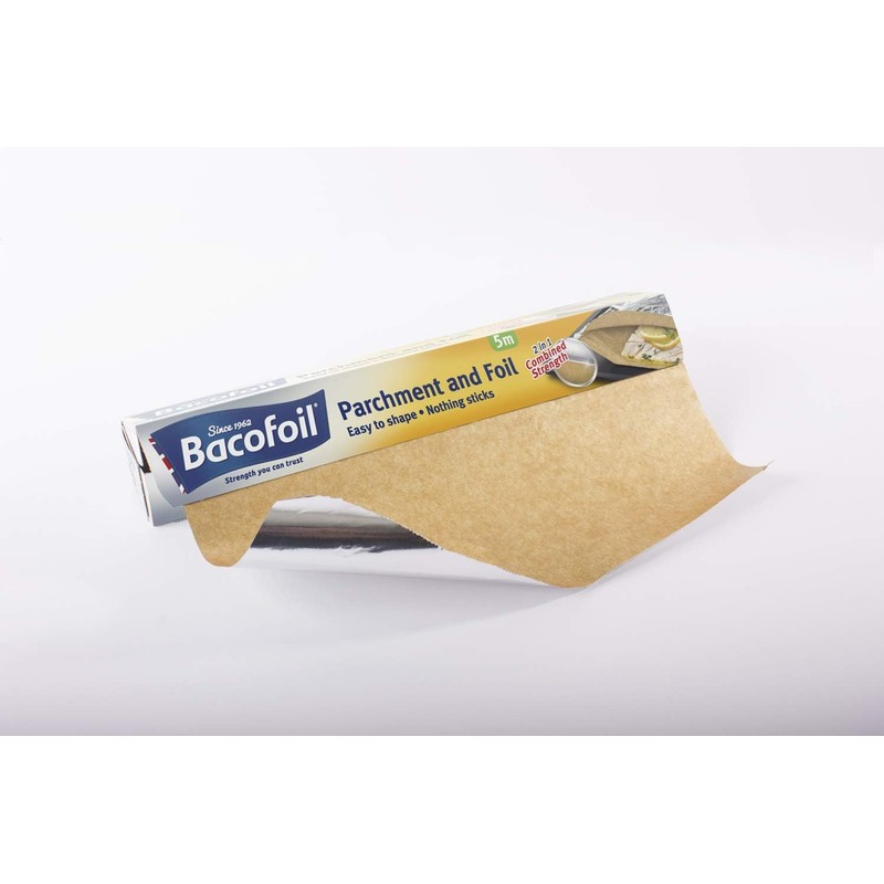 Foil and Parchment Paper 2 in 1 Easy to Shape