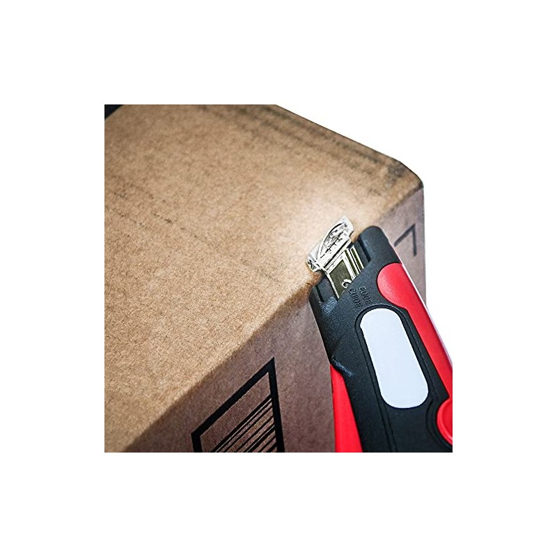 Veltec EZ-1000 Safety Box Cutter Utility Knife, 3 Blade Depth