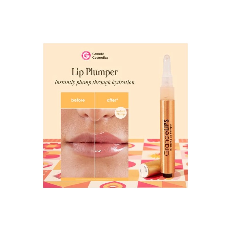 GrandeLIPS Hydrating Lip Plumper, Gloss, Barely There