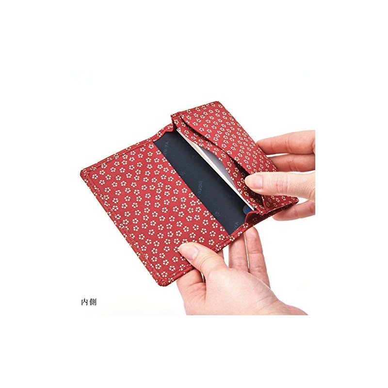 Indenya Yuichi Uehara (INDEN-YA) Genuine Leather Business Card Holder, Model