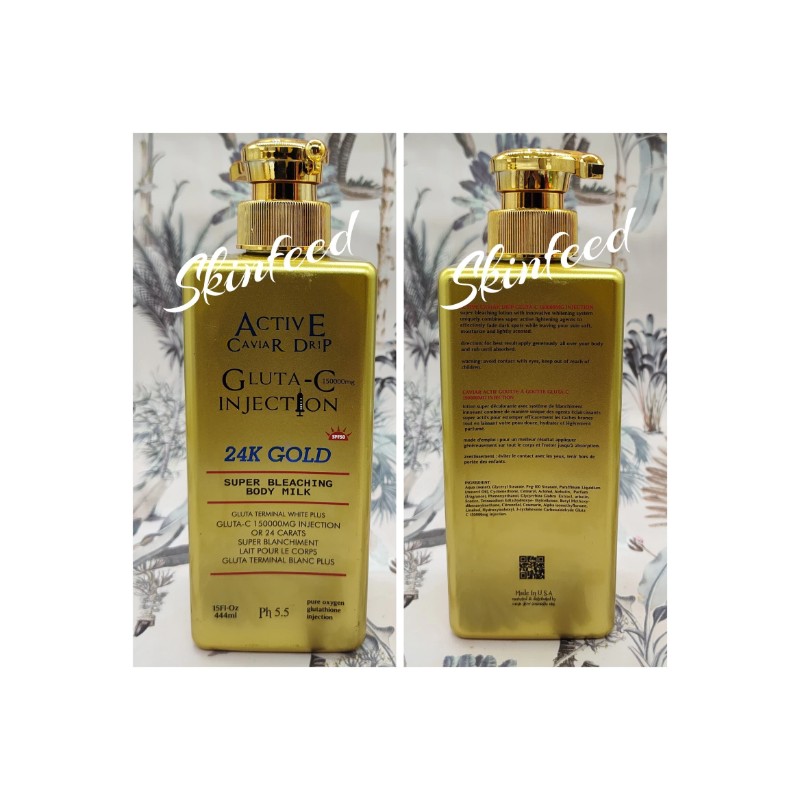 Active Caviar Drip 24k Gold Body Milk Spf50 444ml