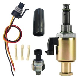 7.3L Fuel Injection Pressure Regulator Sensor, IPR Valve & ICP Control with Electrical Connector Pigtail Wire Harness Sensor for Ford F-250 F-350 F-450 F-550 F-650 F-750 E-350 E-450 E-550, 1829856C91