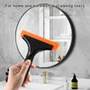 MUQIDA Small Silicone Window Squeegee, Car Windshield Water Wiper Scraper