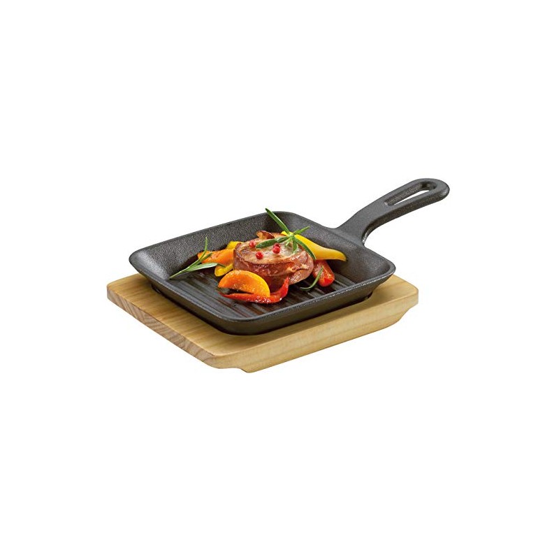 Küchenprofi BBQ Serving Pan with Serving Board Made of Pine