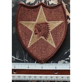 US Army 2nd Infantry The Big Indian Patch Desert Vintage Original