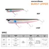 DAIWA Moissanite Burst Upper 140F Adel Chart Head Frigate