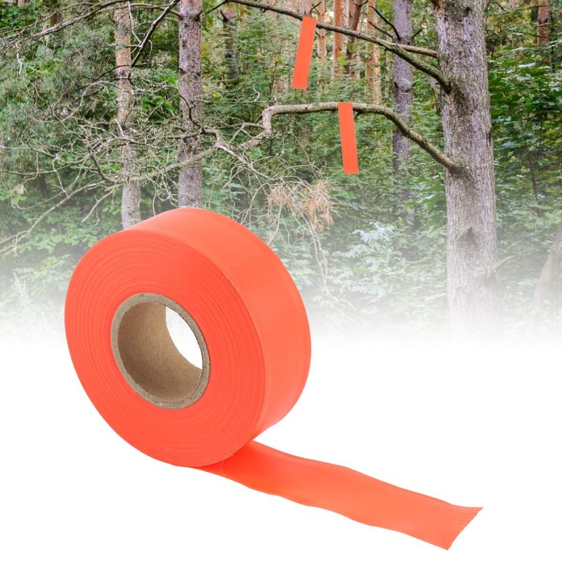 Hztyyier Fluorescent Marking Tape Hunting Track Marking Tape Roll for