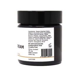 Silver-MSM Cream with Lemon Myrtle and Lemon Tea Tree Essential Oils - 30 ml